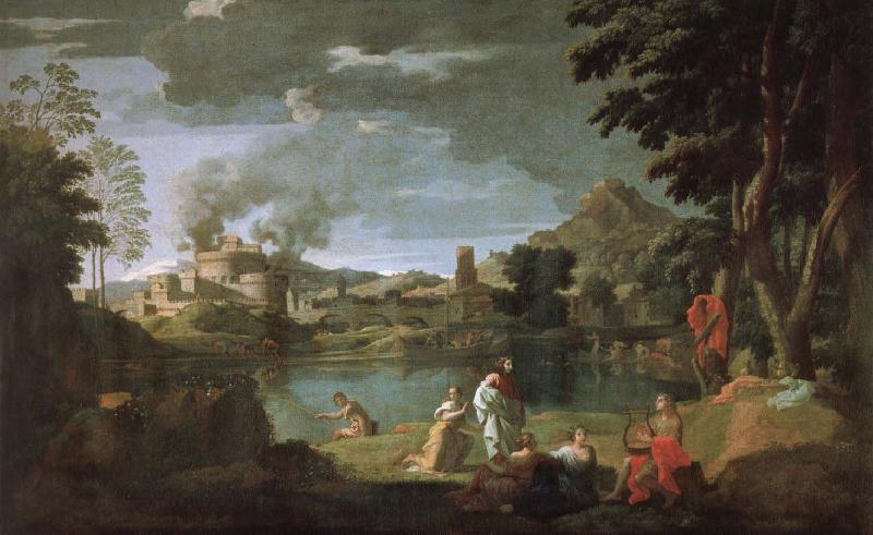Nicolas Poussin Russian ears Phillips and Eurydice oil painting picture